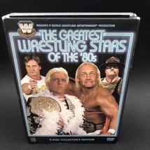 WWE The Greatest Wrestling Stars of the &#39;80s (DVD, 2005, 3-Disc Set Excellent - £14.45 GBP