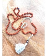 Mandala of Love  Rudraksha Fluorite and Amethyst 8mm - 108 Beads, Japa M... - $55.00