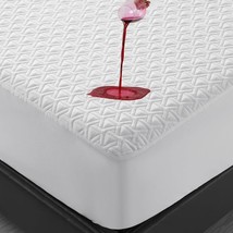 Queen Size Waterproof Mattress Protector Cooling Bamboo Bed Cover Matress Pad No - £29.35 GBP+