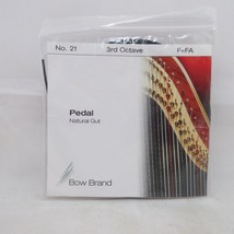 3rd Octave F No. 21 Pedal Harp Single Length String Natural Gut Bow Brand - £15.68 GBP