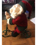 Santa On Bike Decoration - $30.20