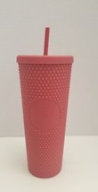 Starbucks 2022 Mexico Berry Brick Matte Studded Tumbler 24oz - £54.50 GBP