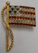 Rafaelian© American Flag Brooch Vintage - £7.84 GBP
