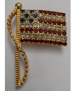 Rafaelian© American Flag Brooch Vintage - $9.49 CAD