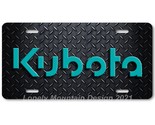 Kubota Inspired Art Aqua on Plate FLAT Aluminum Novelty Auto License Tag... - $17.99