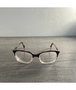 WARBY PARKER Eyeglasses LAUREL 615 BROWN CLEAR FRAMES ONLY 52-17-140 - $24.87