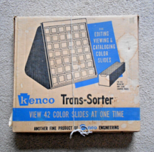 Kenco Trans Sorter for Editing, Viewing &amp; Cataloging Color Slides Model 400 - £19.48 GBP