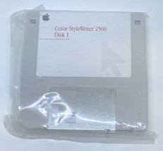 Apple Macintosh Color StyleWriter 2500 3-Disk Setup 3.5 Floppy Disks NIP - £11.78 GBP