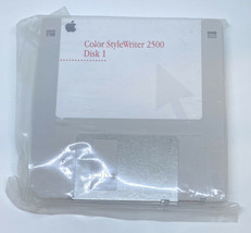 Apple Macintosh Color StyleWriter 2500 3-Disk Setup 3.5 Floppy Disks NIP - £11.73 GBP