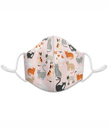 Cotton Face Mask Cat Mix Pink Punch Studio 41011 - $9.49 CAD