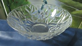 Tiffany Rock Cut Crystal Bowl Made In Germany 3 X 9 - £78.68 GBP