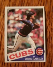 1985 Topps Dennis Eckersley #163 Chicago Cubs FREE SHIPPING - £1.41 GBP