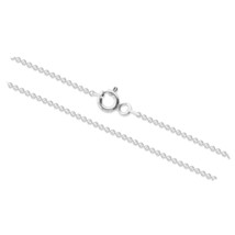 Sterling Silver Italian Ball Bead Chain 1mm 1.2mm 1.5mm 925 - £29.91 GBP