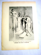 1901 2 Sided Illustrated Page Pres. McKinley in the Hall of Martyrs, Cem... - $9.99