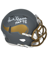 Paul Krause Autographed Vikings "HOF 98" Slate Mini Helmet Beckett - $89.00