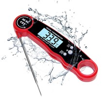 Digital Meat Thermometer for Grilling, Instant Read Food Thermometer Waterproof - £7.11 GBP