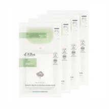 [d&#39;Alba] White Truffle Double Mask Pack Sheet 1Box (4EA) Korea Cosmetic - £29.75 GBP