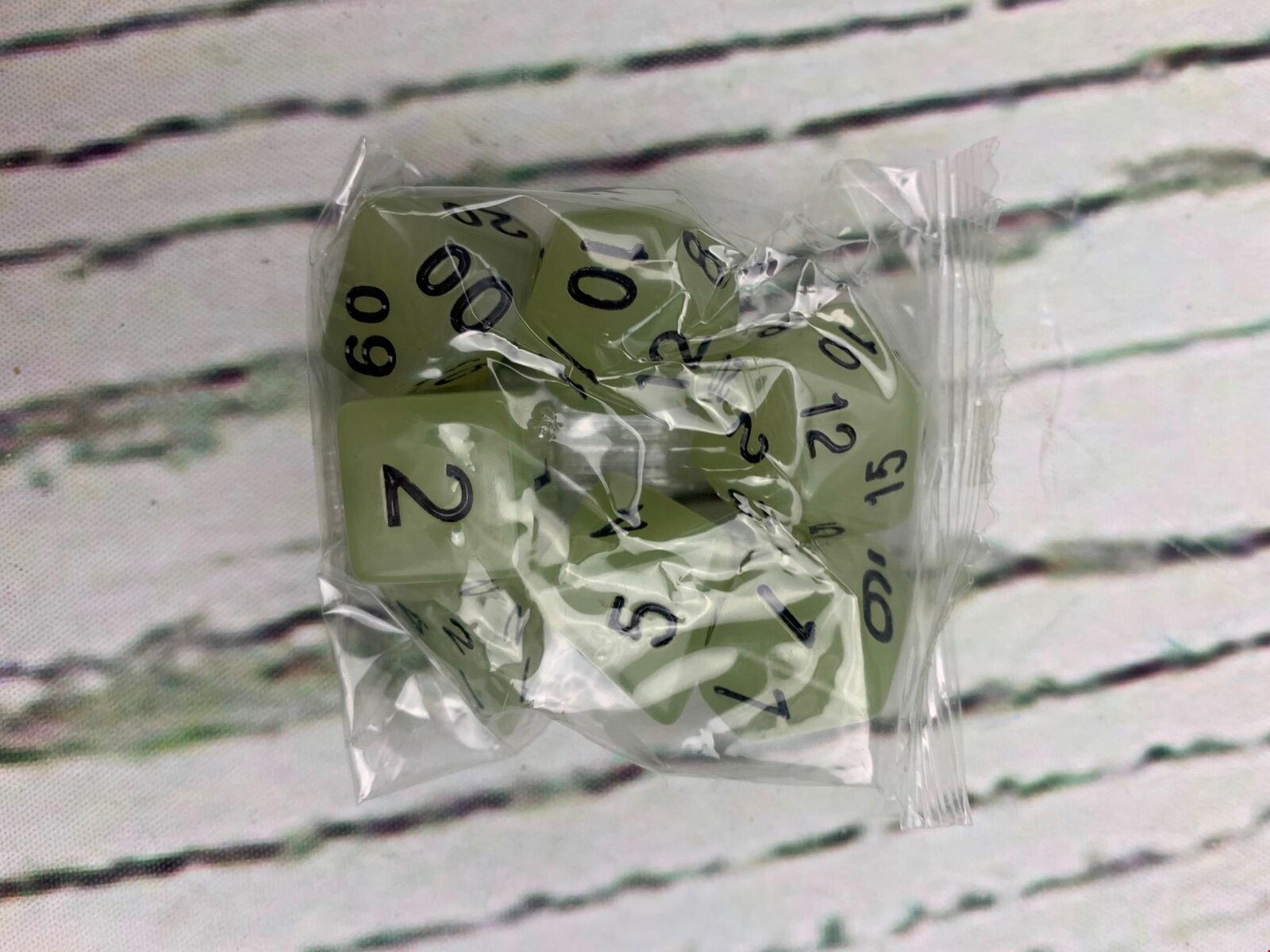 Dice Set RPG Polyhedral Dice Fit Night Glow - £18.59 GBP