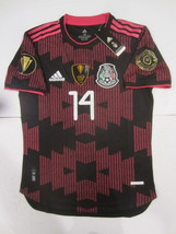 Chicharito Mexico Gold Cup Champions Match Black Home Soccer Jersey 2020... - £71.77 GBP