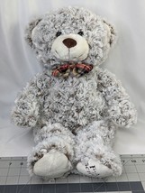 FAO Schwarz Bear Plush Swirl 17 Inch Brown Frosted Stuffed Animal Toy - $19.95