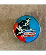 Michael Schenker RARE ORIG 80&#39;s Pin Badge Button VTG for hat/jacket/shir... - $9.88