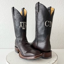 Rod Patrick Mens Cowboy Boots 8.5AA Brown CAYUSE Leather Western Texas A... - $292.05