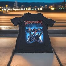 Megadeth Band Open Shoulder TShirt Womans Size Medium Concert Music Goth... - $21.78