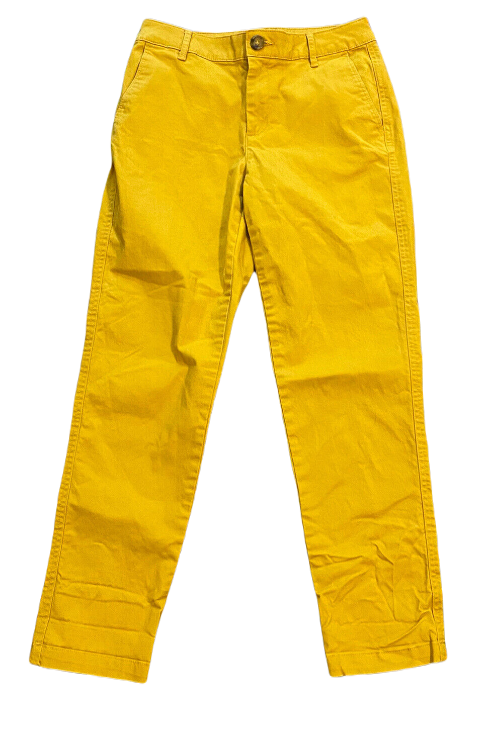Primary image for Amazon Essentials Skinny Pants ~ Sz 2 ~ Yellow ~ Mid Rise ~ 26" Inseam 