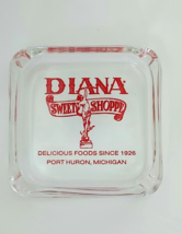 Vintage Ashtray Port Huron Michigan Diana Sweet Shop - £38.59 GBP