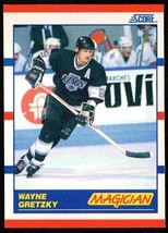 Los Angeles Kings Wayne Gretzky Magician 1990 Score Hockey Card # 338 - £0.39 GBP