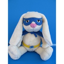 Manhattan Toy Company Superhero Bunny W Blue Mask N Cape Plush 10&quot; - £10.49 GBP