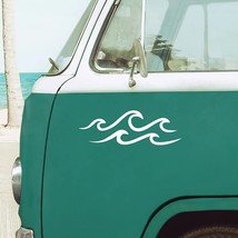 Surf Wave Caravan Ocean Van Camper Stickers Rv Vinyl Styling Decor Decals Access - £36.51 GBP