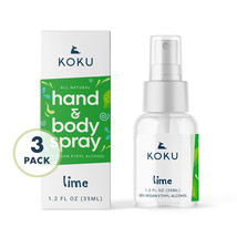 Lime Set 1 - Pack of 3 Lime Scented Hand Sanitizer Spray (3x1.2 Fl. Oz.) - £11.86 GBP