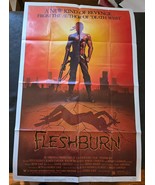 Fleshburn 1984 Original 27x41 Movie Poster Sonny Landham Exploitation Re... - $451.55 MXN