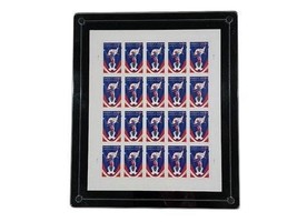 Women&#39;s Soccer Collectable Postage Stamp Framed Artwork - $54.99