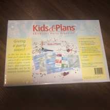 Kids &amp; Plans Childrens Party Organizer - £7.95 GBP