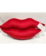 Isaac Mizrahi Valentines Red Soft Decorative Throw Pillow 20"x10" NEW - $39.99