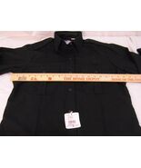 2 New Flying Cross Uniform 36 Regular Black Button Front Long / Short Sl... - €17,54 EUR