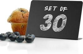 Set Of 30 Small Chalkboard Signs 3X4 Inches - Food Signs For Party Buffet, Mini - $35.99