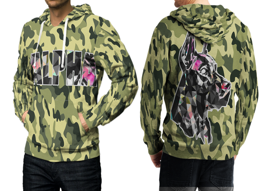 Camo Wild Hunter  3D Print Hoodie Sweatshirt For men - £39.80 GBP