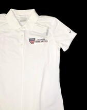 Nike Golf Dri-Fit Polo USTA Billie Jean King Tennis Center White Small NWT NEW image 4