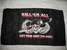 Special Forces Kill Them All Let God Sort Them Out Military 3X5 Flag Polyester - £3.83 GBP