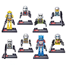 8Pcs /Set Deformation Robot Action Figures Building Blocks Sets - £15.62 GBP