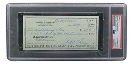 Bobby Thomson New York Giants Signed Bank Check PSA/DNA 85025541 - £45.77 GBP