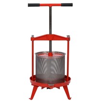 Stainless Steel Fruit and Wine Press 3.69gallon/14L - Red - £230.75 GBP
