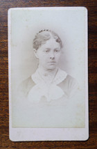 Antique 1870s CDV Card Photograph of Young Woman, Ida Atwood Westlake, Lapeer MI - £7.97 GBP