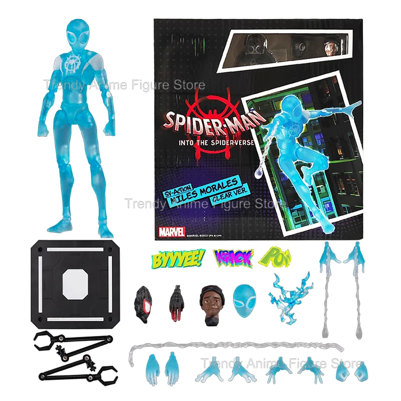 Sv Action Transparent Miles Morales Action Figure Marvel Sentinel Spiderman - £24.76 GBP
