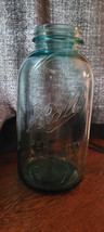 Vintage Number 7 Aqua 1/2 Gallon Ball Perfect Mason Canning Jar Collecti... - $15.99