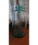 Vintage Number 7 Aqua 1/2 Gallon Ball Perfect Mason Canning Jar Collecti... - £12.57 GBP