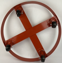 OEM MECO Steel Drum Dolly 700 Lb. Capacity Model 435RMCM 23.5" OD - $59.39